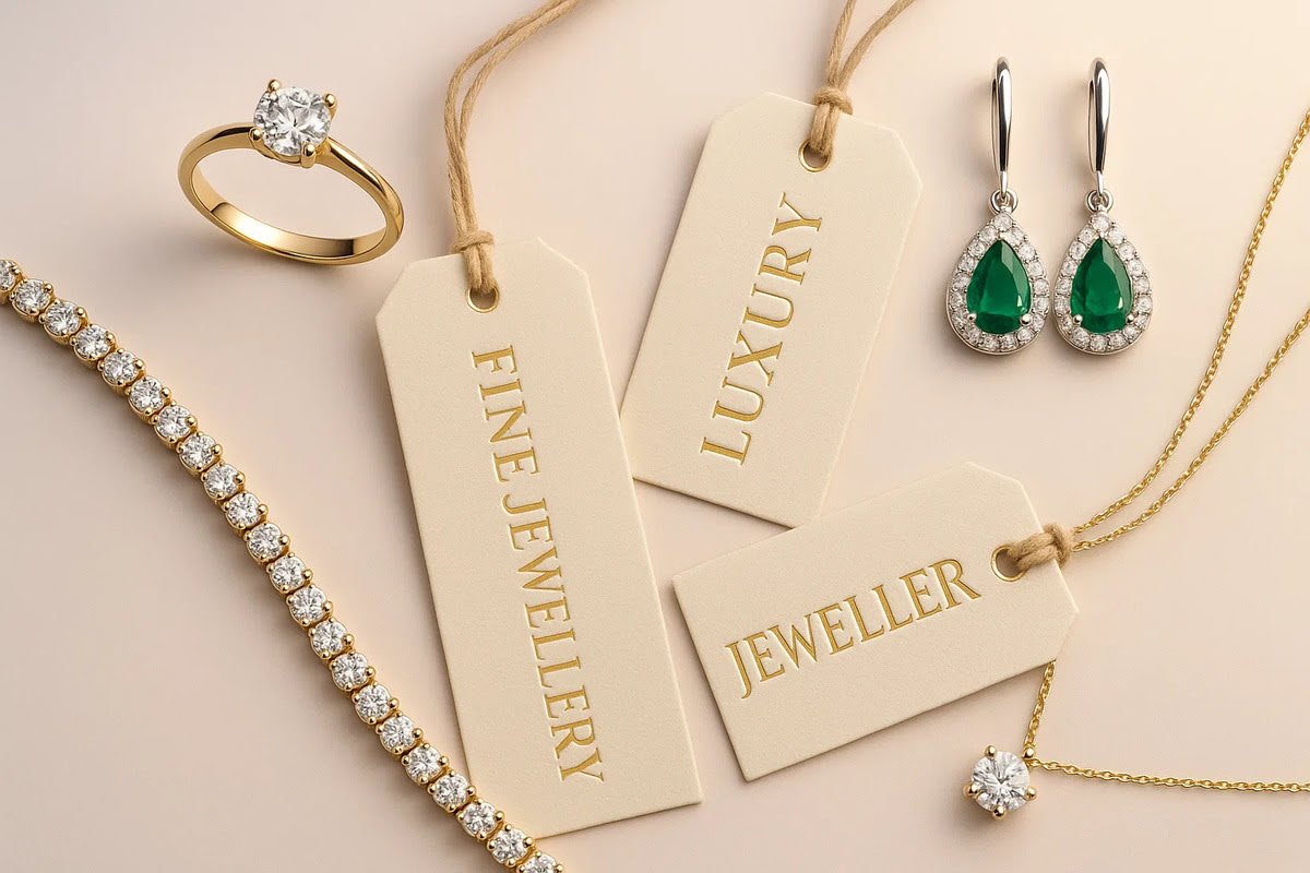 Custom jewelry tags