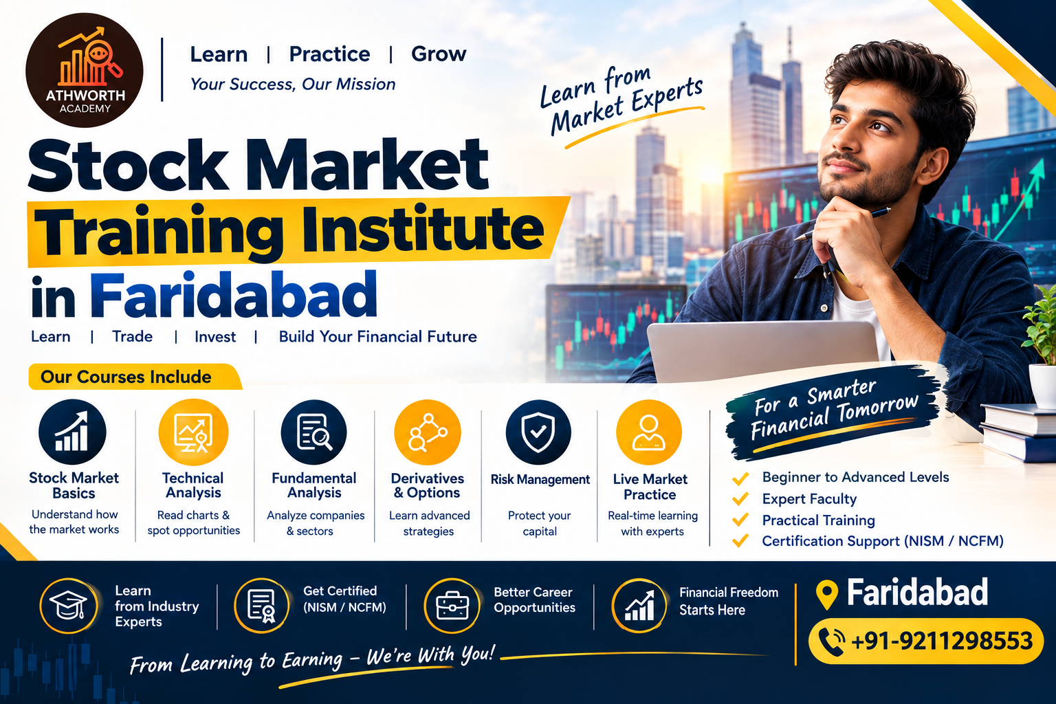 stock market training institute in Faridabad