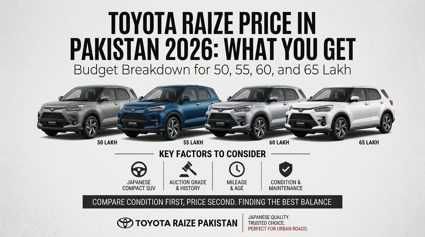 Toyota Raize Price in Pakistan 2026 Budget Breakdown Guide